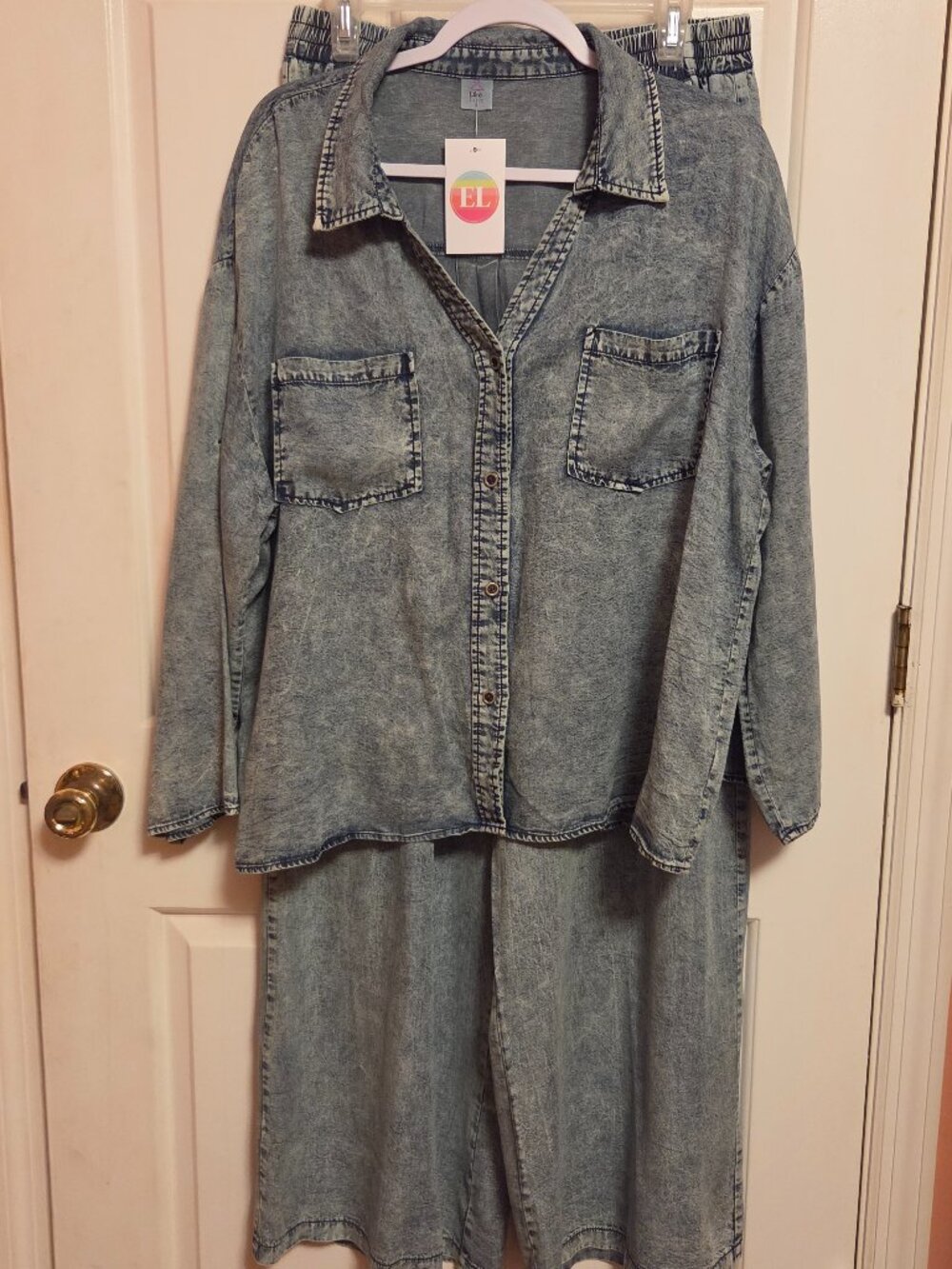 Like Love Relaxed RetroVibe Denim Set.